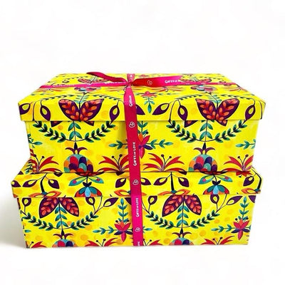 Anokhi Gift Box Set | Empty Gift Boxes for Gifting | Set of 2