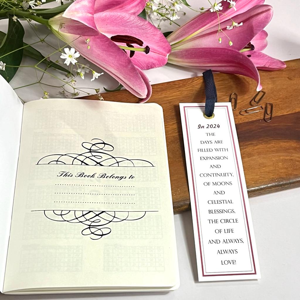 Gifts of Love | 2024 Dated Month Planner & Affirmation Bookmark