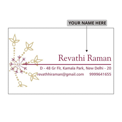 Gifts of Love Personalised Name Cards