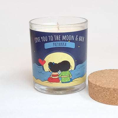 Love You to the Moon and Back | Ahava Personalised Candle