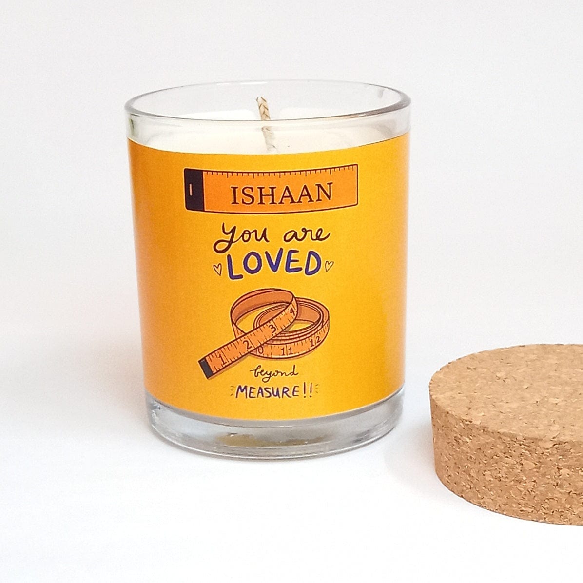 Gifts of Love | You Are Loved Beyond Measure Personalised Candles