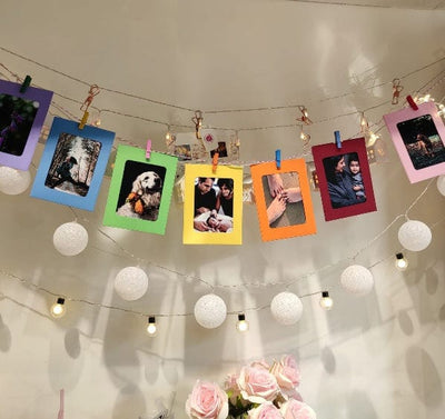Happy Memories : Photo Holder with String