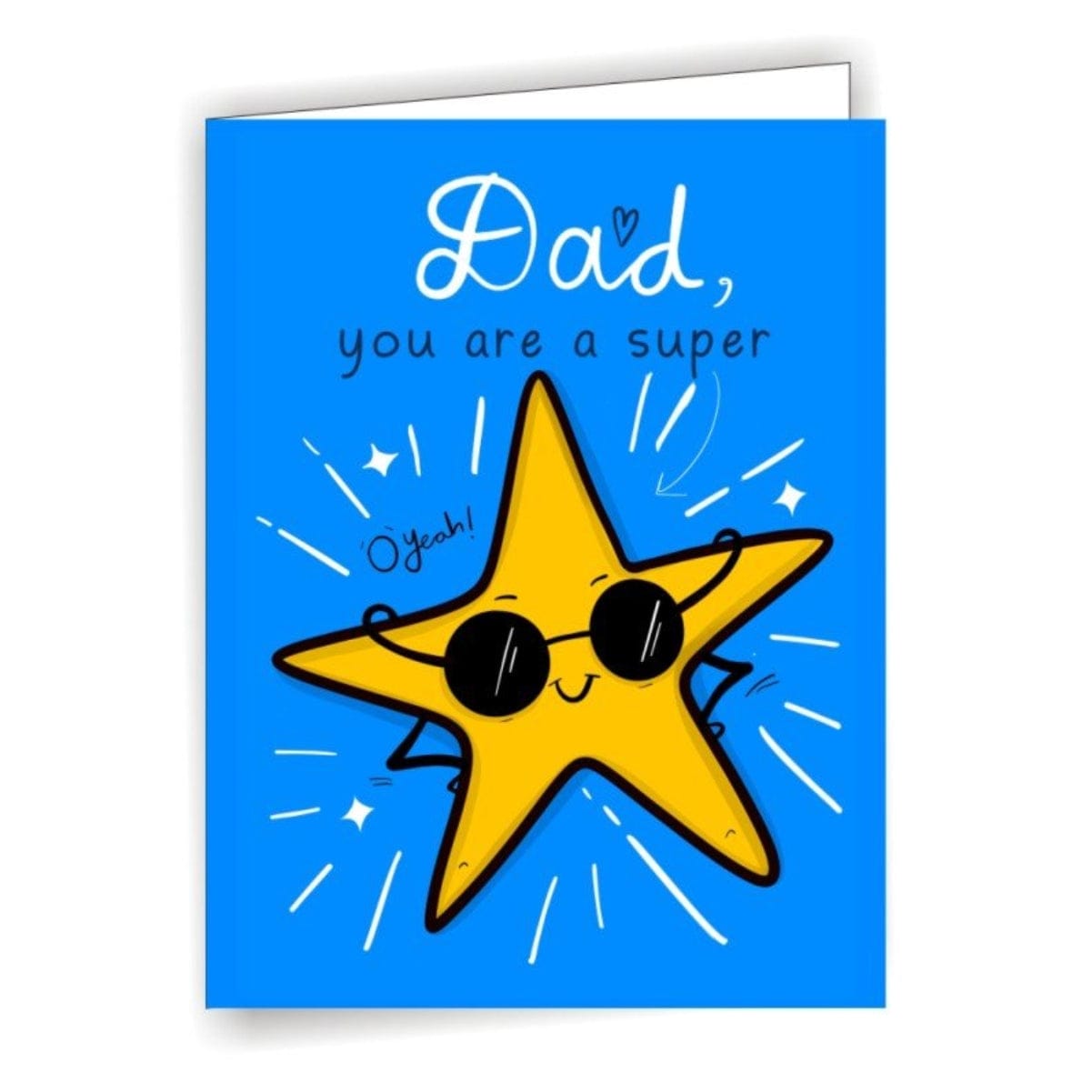 Stars Dad Birthday Card