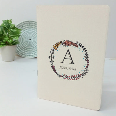 Gifts of Love Notebook Personalised Monogram Laila