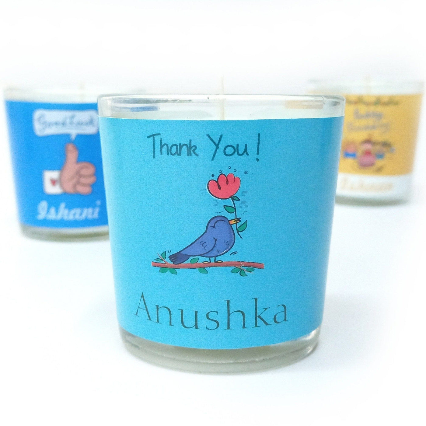 Gifts of Love Personalised Votive Thank You Small