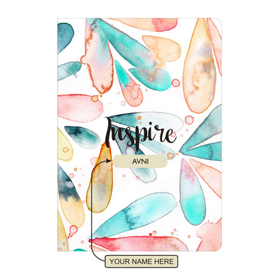 Personalised Soft Cover Notebook A5 - Inspire