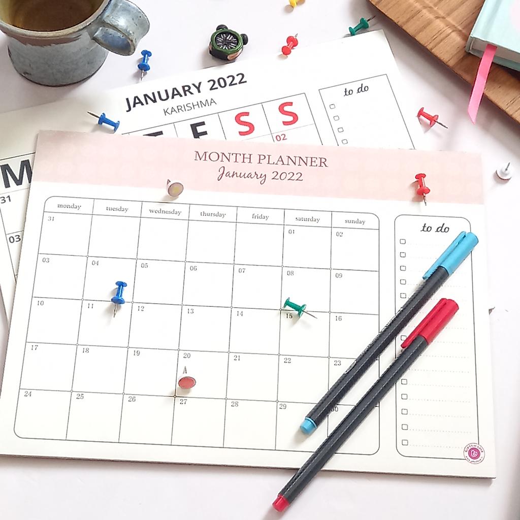 Dated Planner Notepads