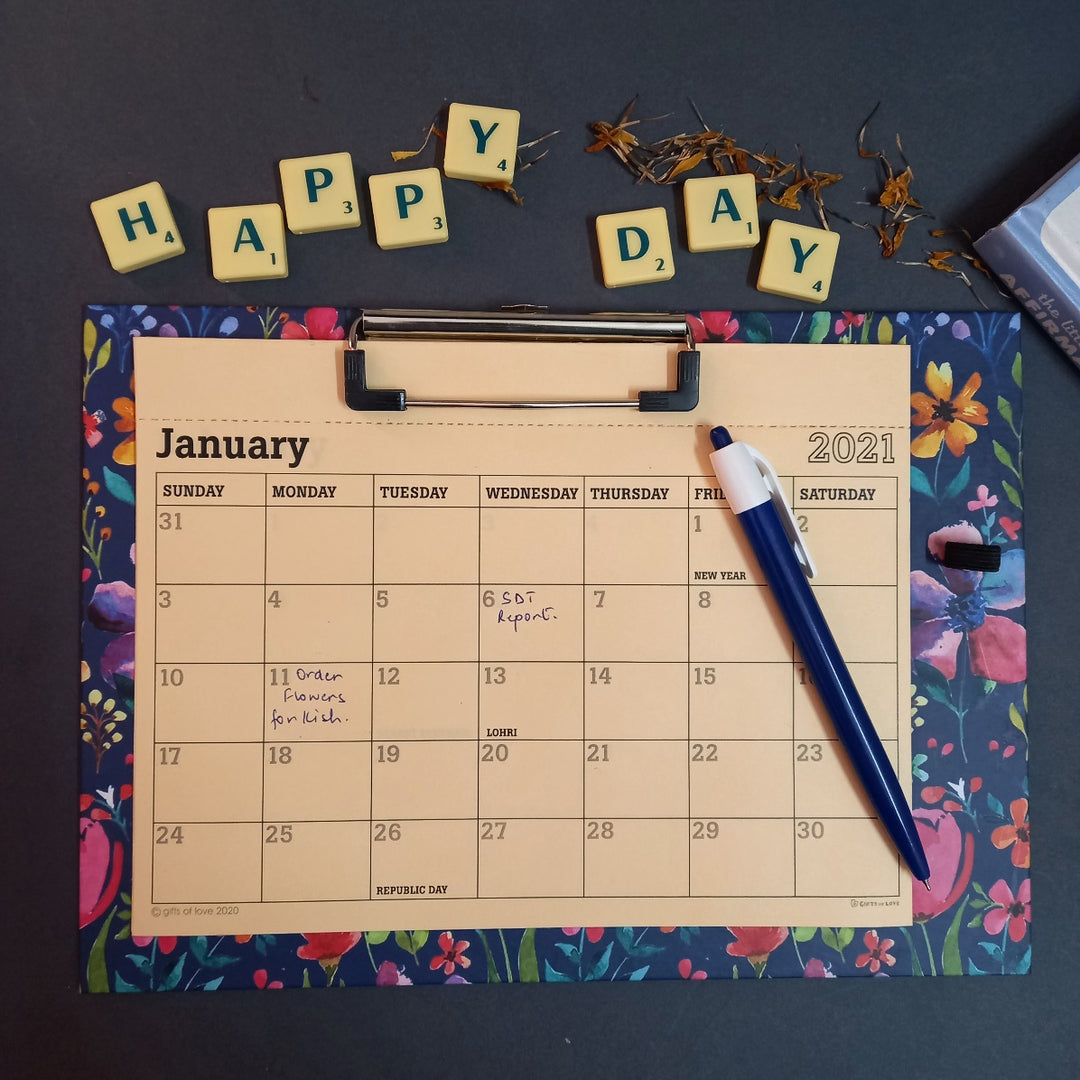 Magnetic Fridge Calendars