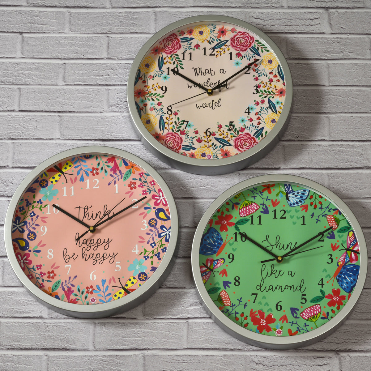 Prety Clock Inspiring & Pretty Wall Clocks | Home Decor | Gifts of Love