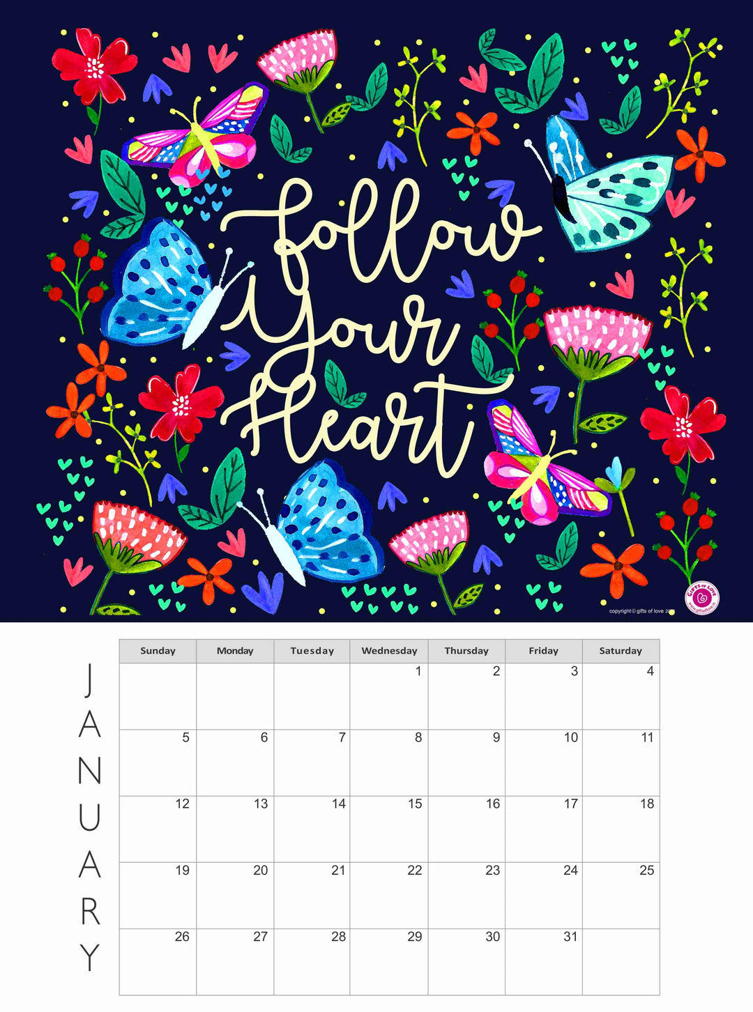 Gifts of Love Calendar