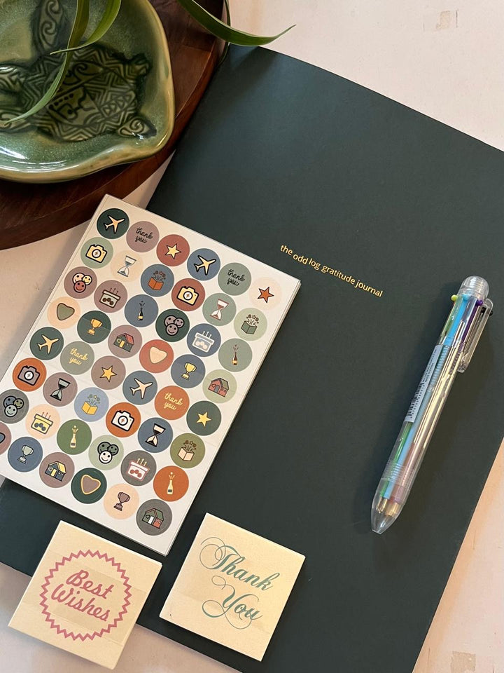 The ODD Log Gratitude Journal Gift Set