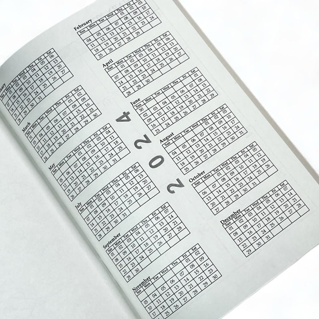 2024 Dated Month Planner