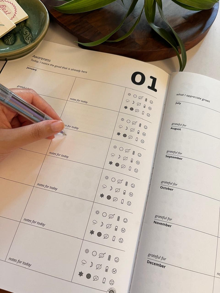 The ODD Log Gratitude Journal Gift Set