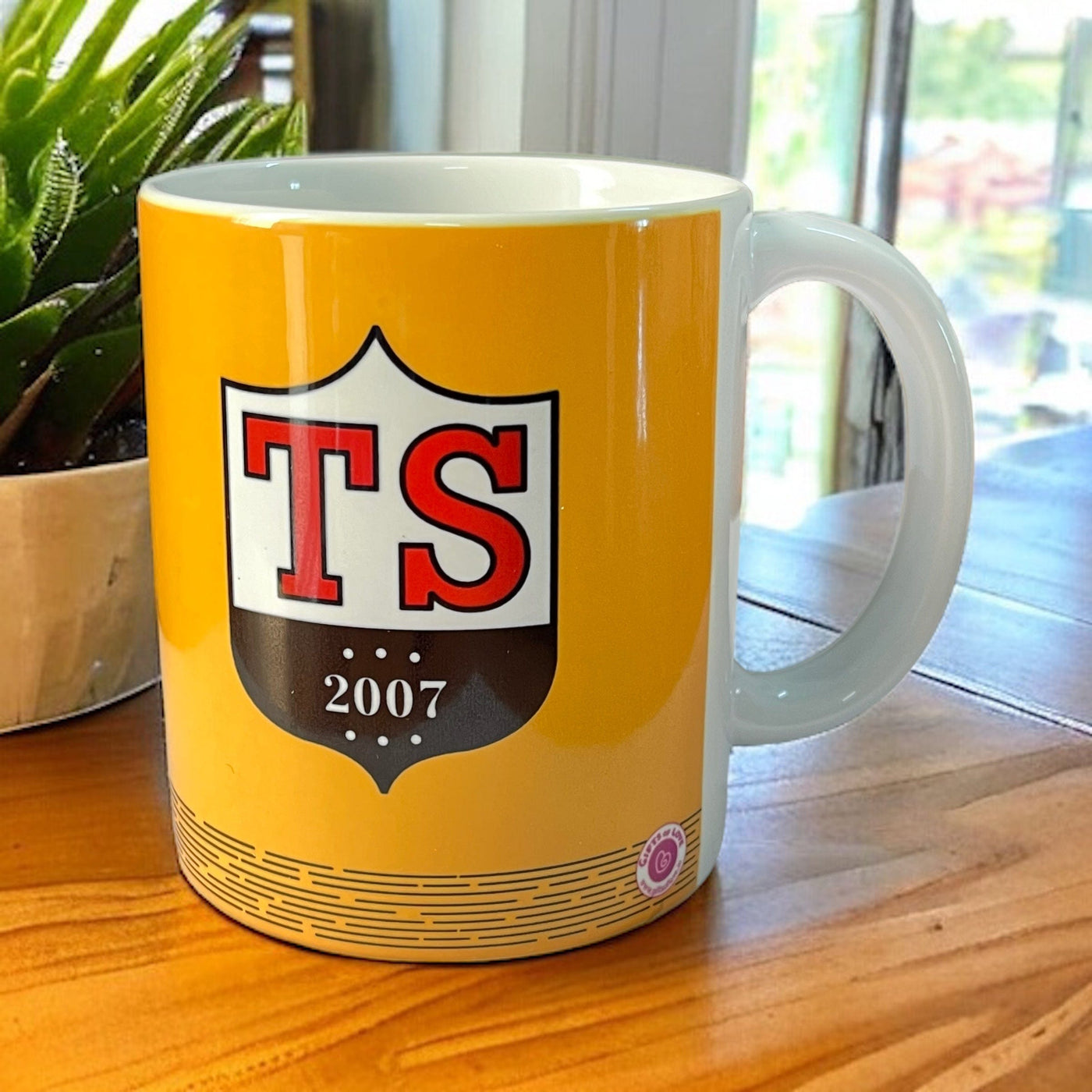 Plike Initial & Year Personalised Coffee Mug
