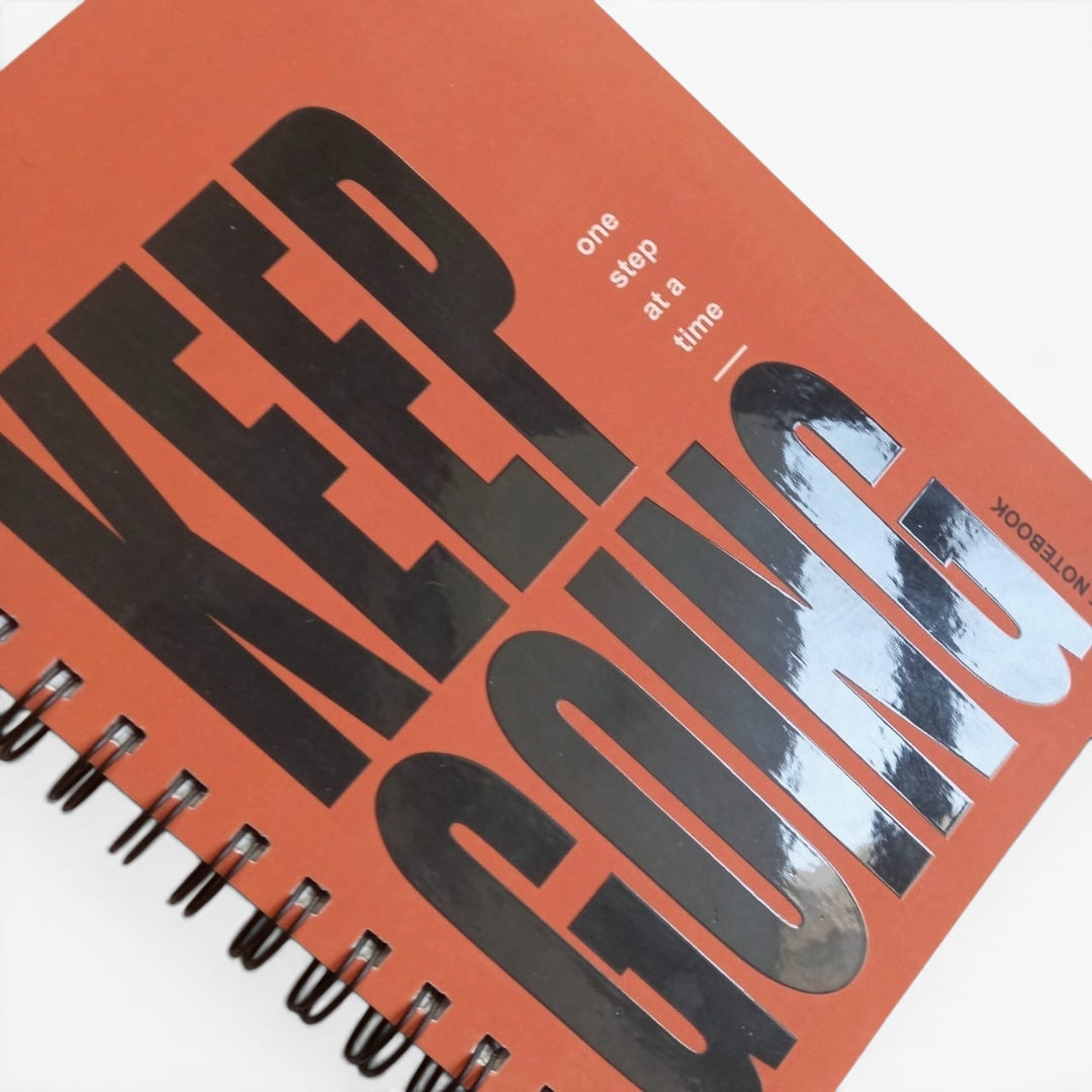 A5 Notebook with wiro binding and ruled pages Noted