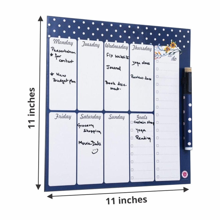 Azalea Magnetic Rewritable Week Planner