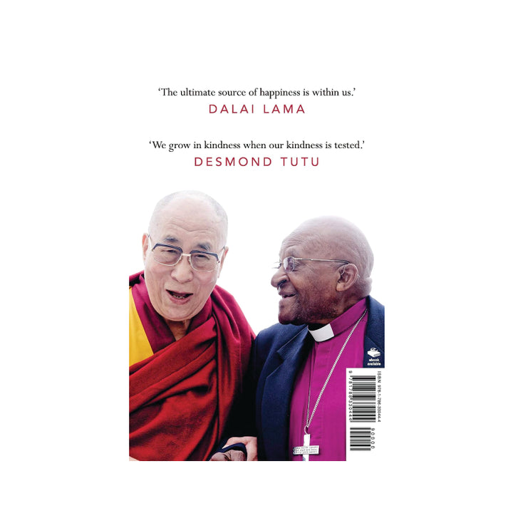 Book cover with images of Dalai Lama and Desmond Tutu, featuring their quotes on a white background | Gifts of Love
