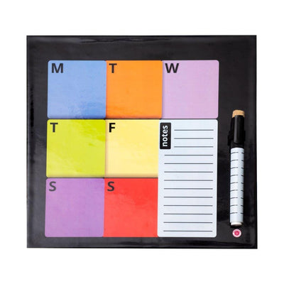 Gifts of Love Folio Magnetic Rewritable Weekly Schedule & Meal Planner with pen