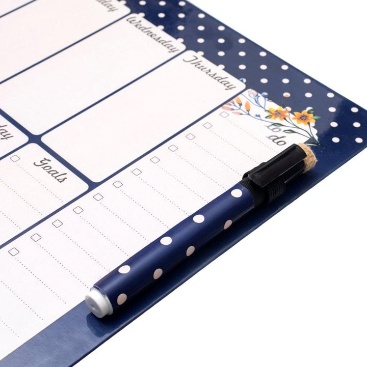 Gifts of Love Azalea Magnetic Rewritable Week Planner with pen