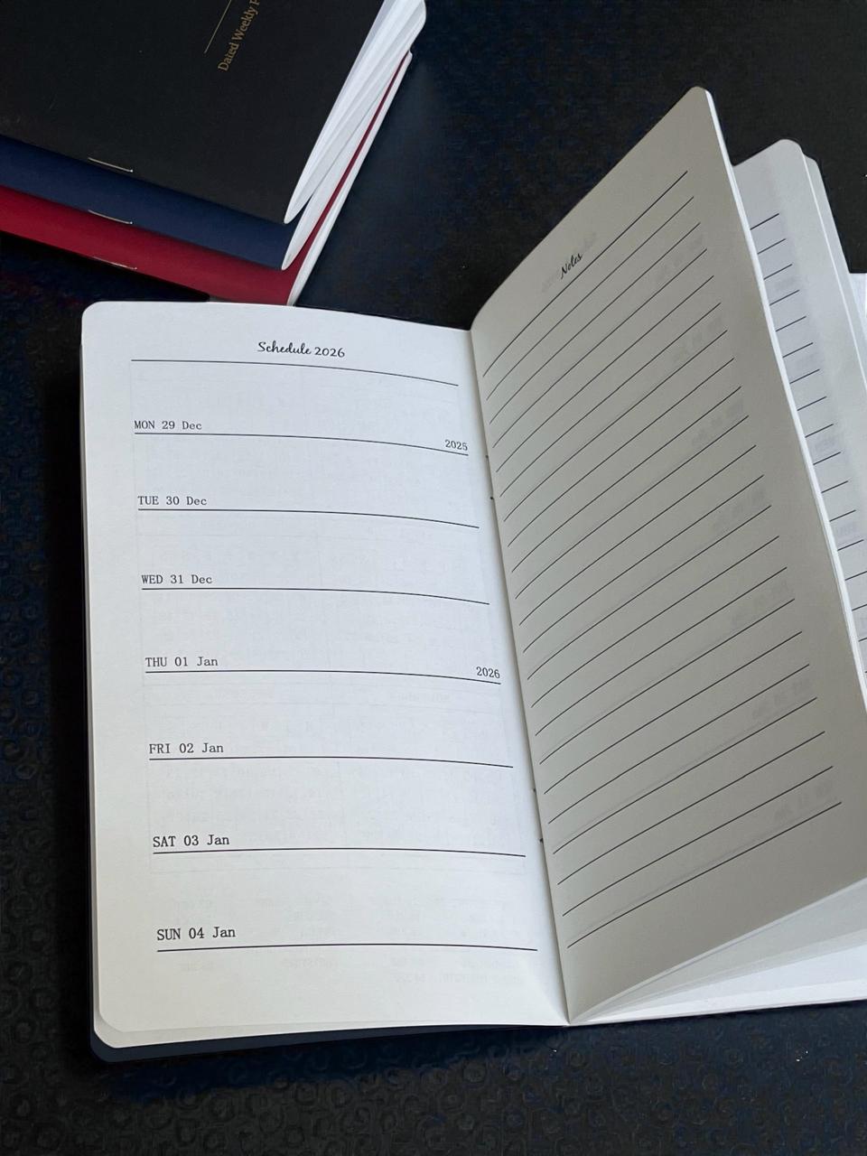 2026 Dated Week Planner with Pen