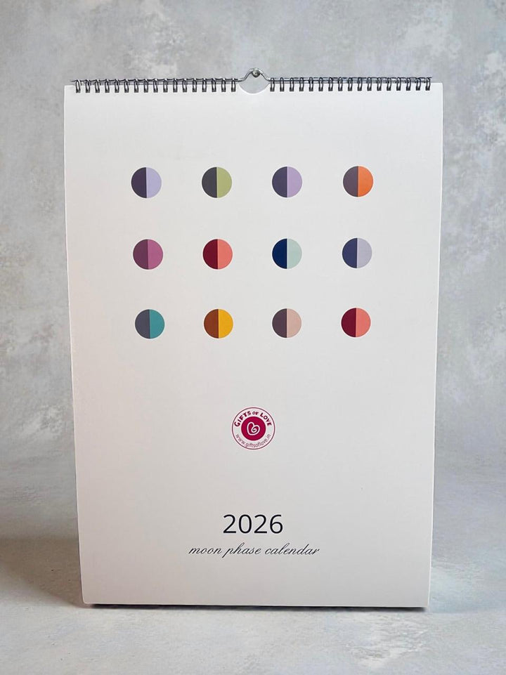 2026 Moon Phase Wall Calendar
