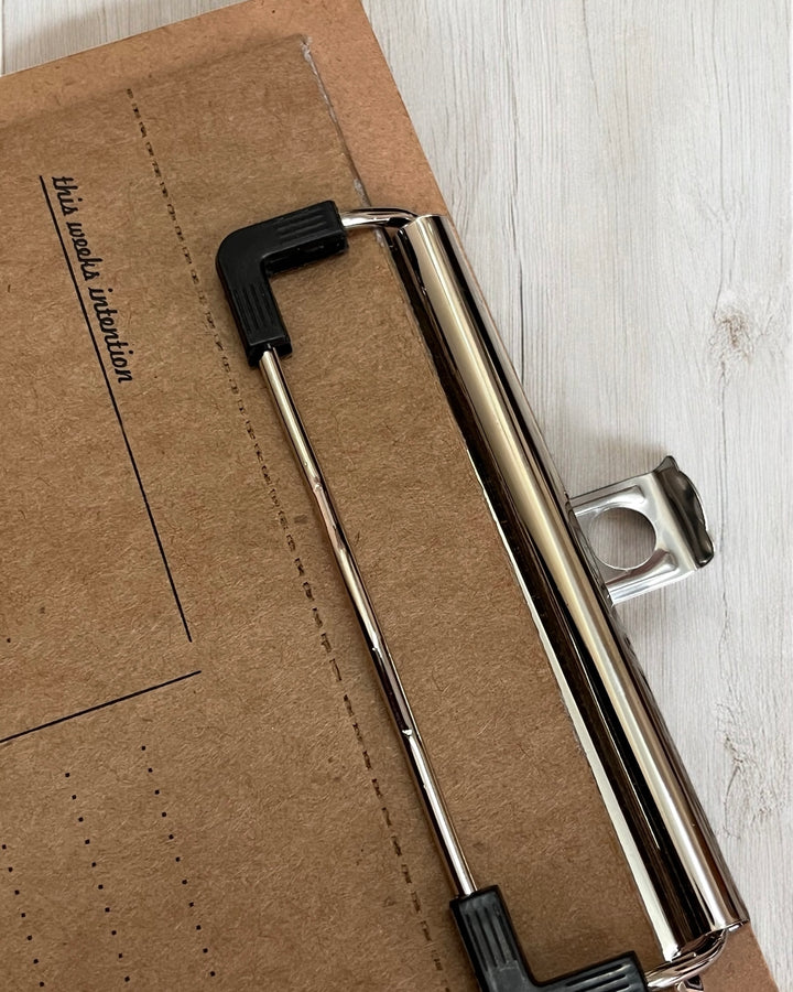 KraftFlow Week Ahead – A5 Weekly Planner with Wooden Clipboard