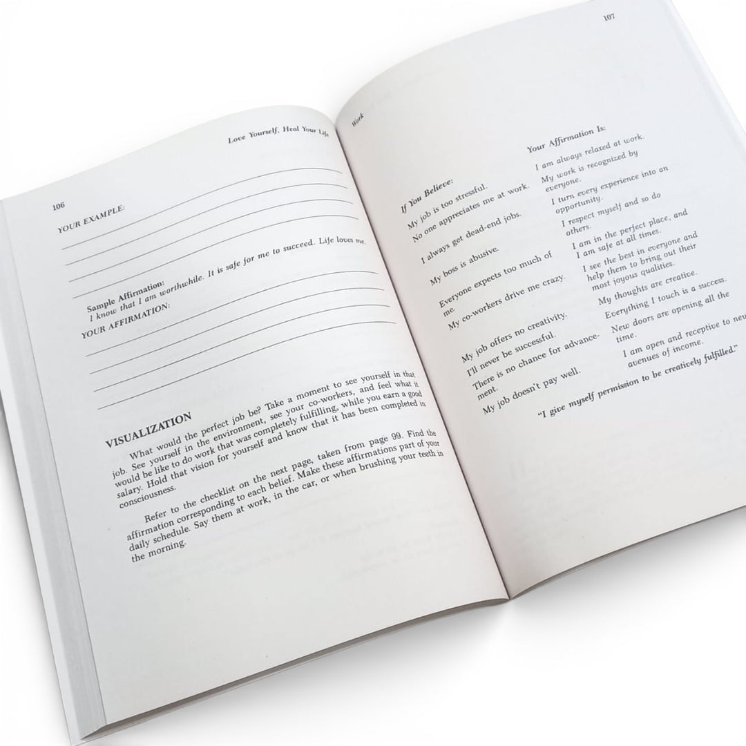 Inside pages of the workbook &