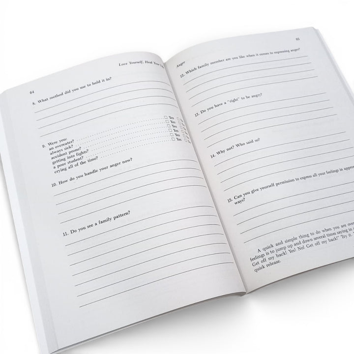Inside pages of the workbook &