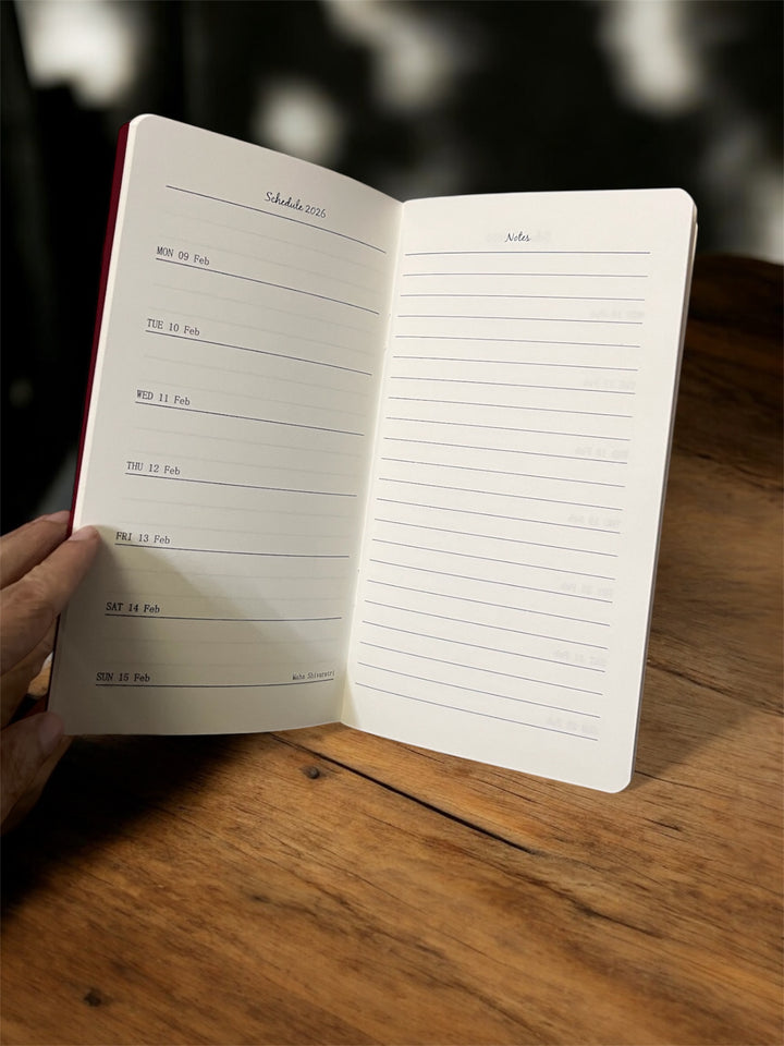 2026 Dated Week Planner with Pen