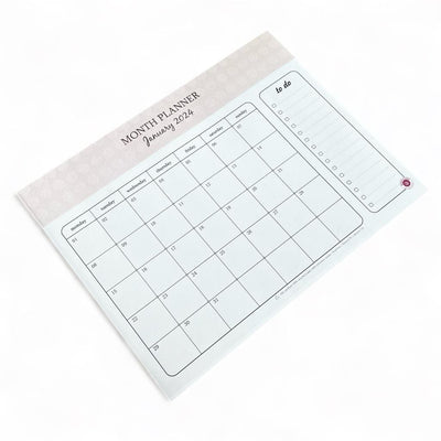 Gifts of Love | 2024 Dated Monthly Planner Notepad | 100% Recycled Paper