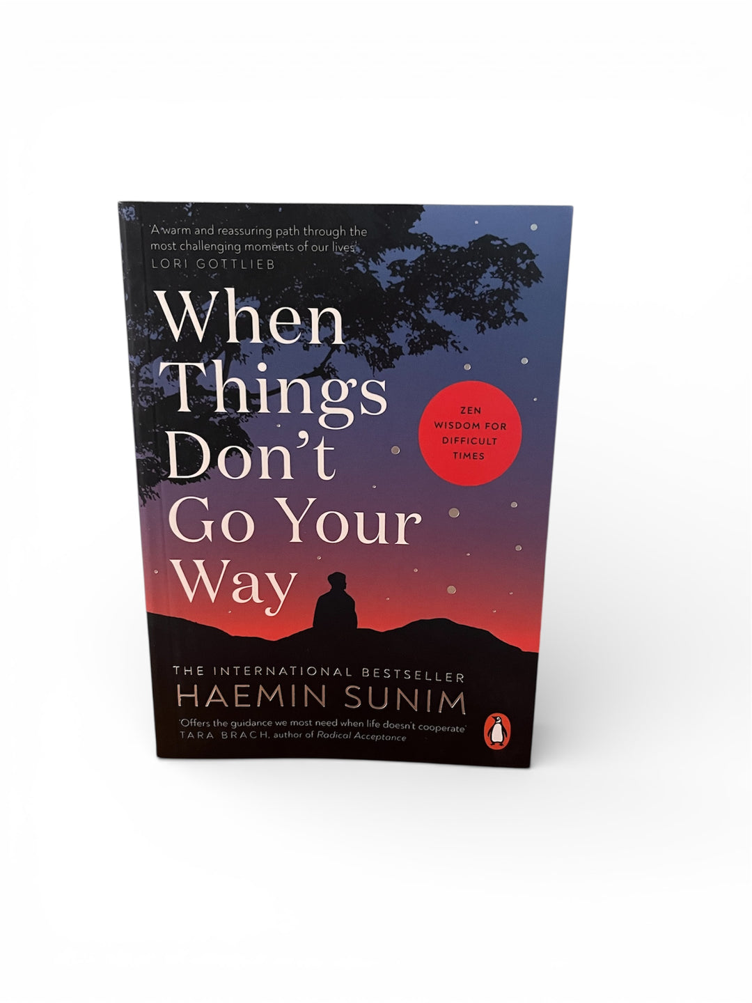 Book titled 'When Things Don't Go Your Way' by Haemin Sunim on a white background at Gifts of Love