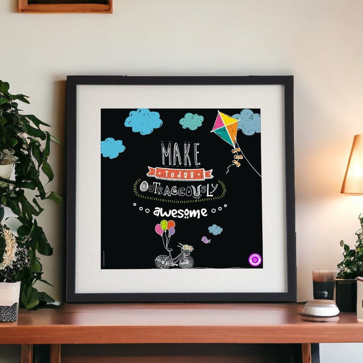 Wall Art Chalk Make Today Outrageously Awesome