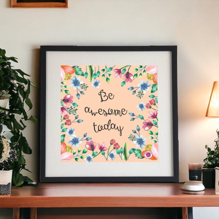 Wall Art Chalk Be Awesome Today