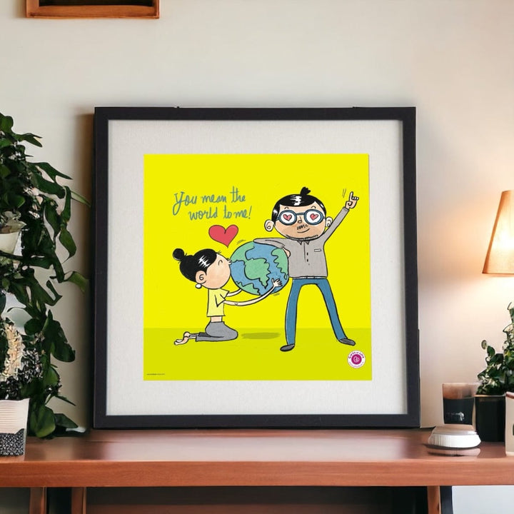 Wall Art Ahava You Mean the World to Me