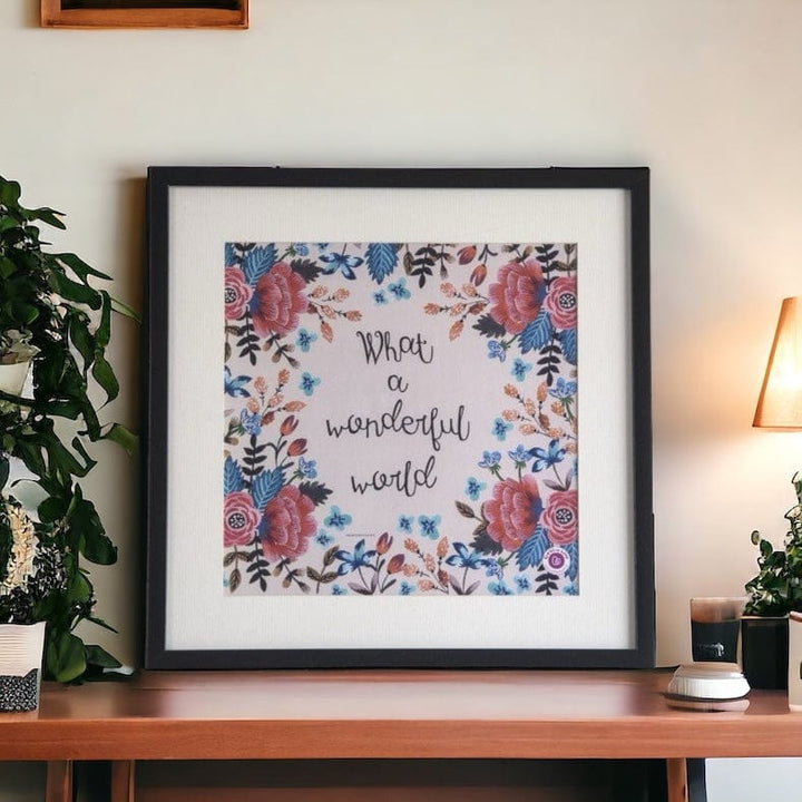 Wall Art Rosetta - What a wonderful world