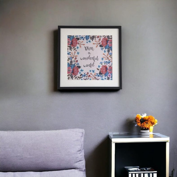 Wall Art Rosetta - What a wonderful world