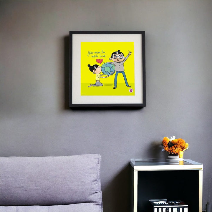 Wall Art Ahava You Mean the World to Me