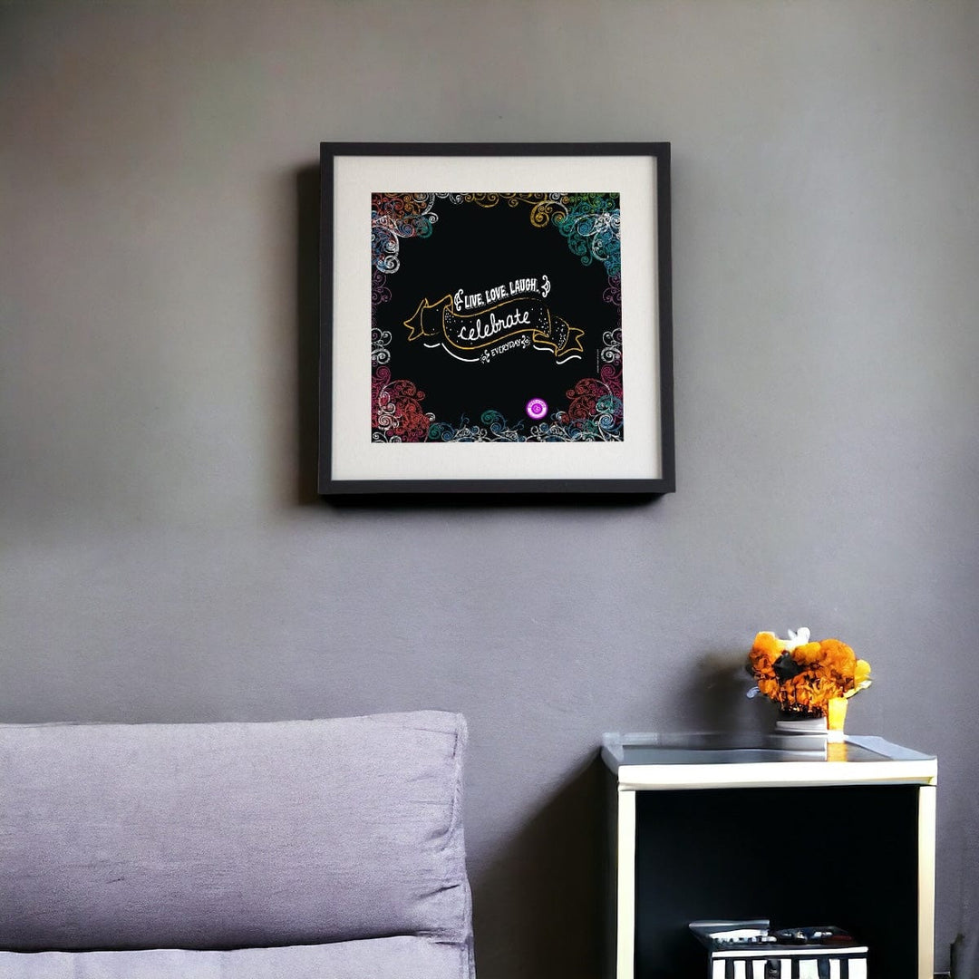Wall Art Chalk Live Love Laugh