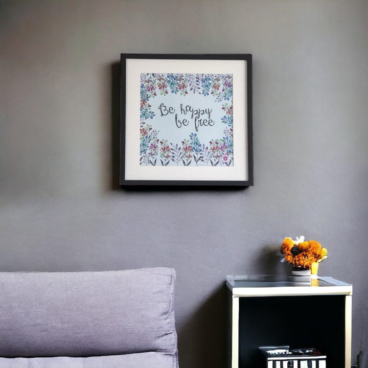 Wall Art Rosetta - Be Happy Be Free