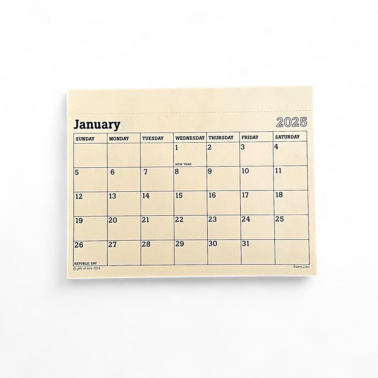 Gifts of Love Refill Magnetic Clipboard Calendar 2025