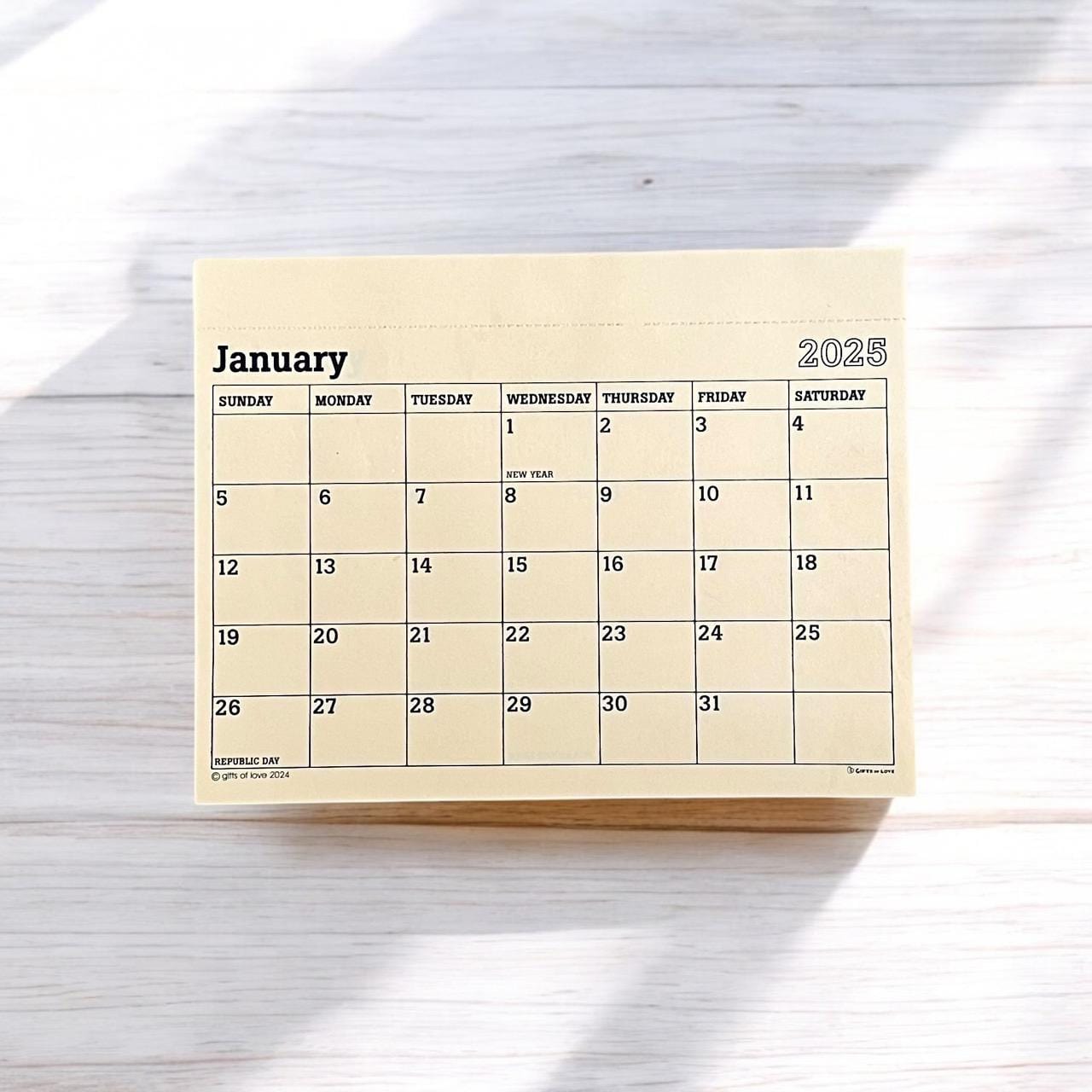 Gifts of Love Refill Magnetic Clipboard Calendar 2025