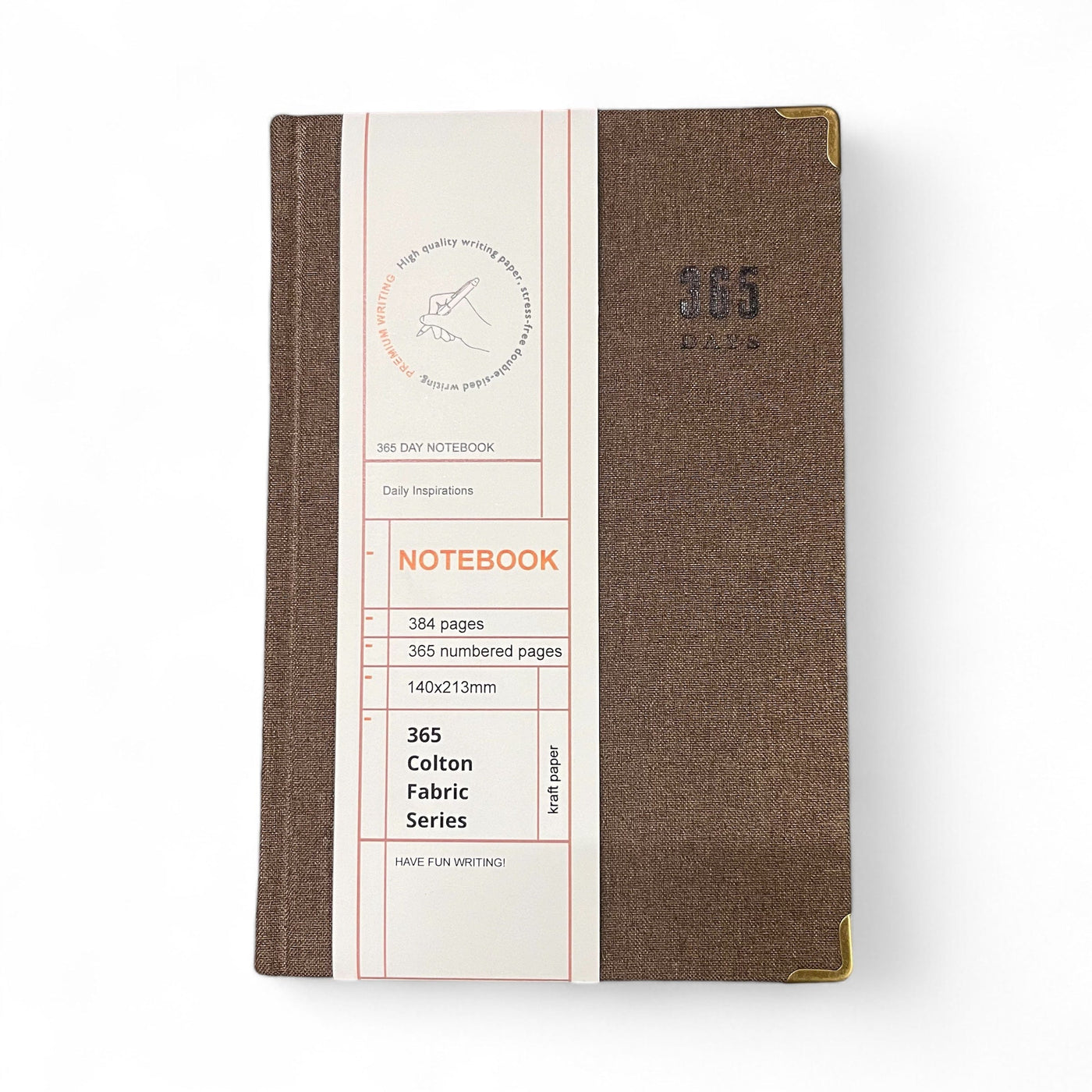 Gifts of Love | Colton Kraft paper 365 Day Notebook Planner | Hardbound versatile diary