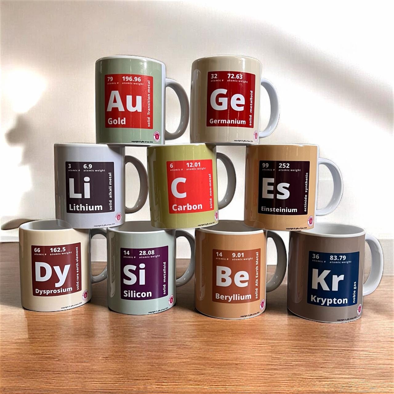 Big Bang Personalised A-Z Initial Alphabet Coffee Mug | Gifts of Love