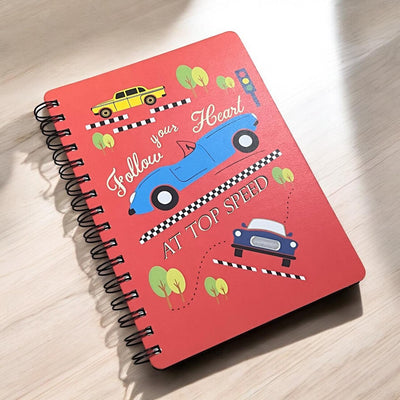 Gifts of Love A5 Spiffy Notebooks | Daily use diary | great for kids, return gifts | hardcover notebook with ruled pages 
