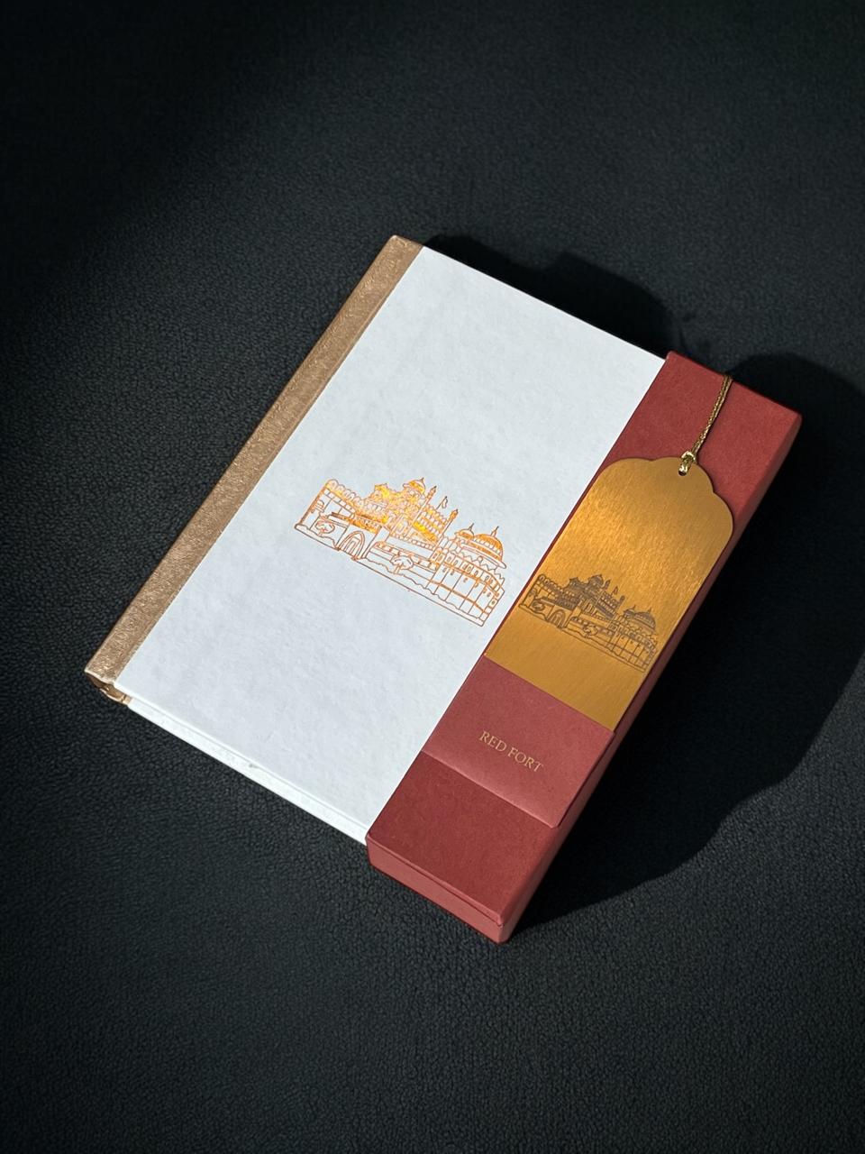 Gifts of Love | Travels in India Notebook and Metal Bookmark Stationery Gift Set