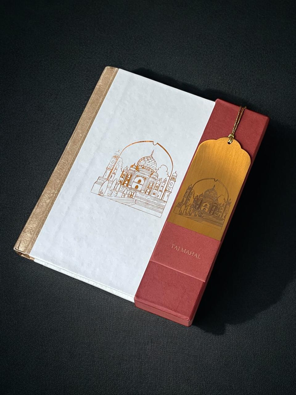 Gifts of Love | Travels in India Notebook and Metal Bookmark Stationery Gift Set