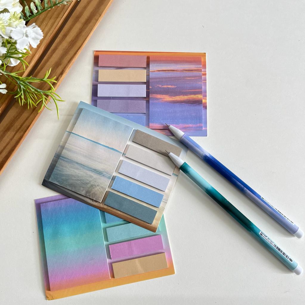 Gifts of Love Horizon Memo Sticky Notes | Set of 3