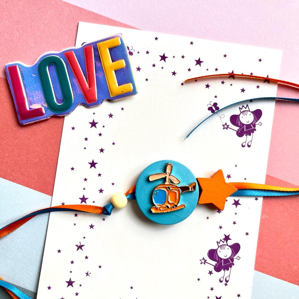 Gifts of Love Charlie's Chopper Kids Rakhi