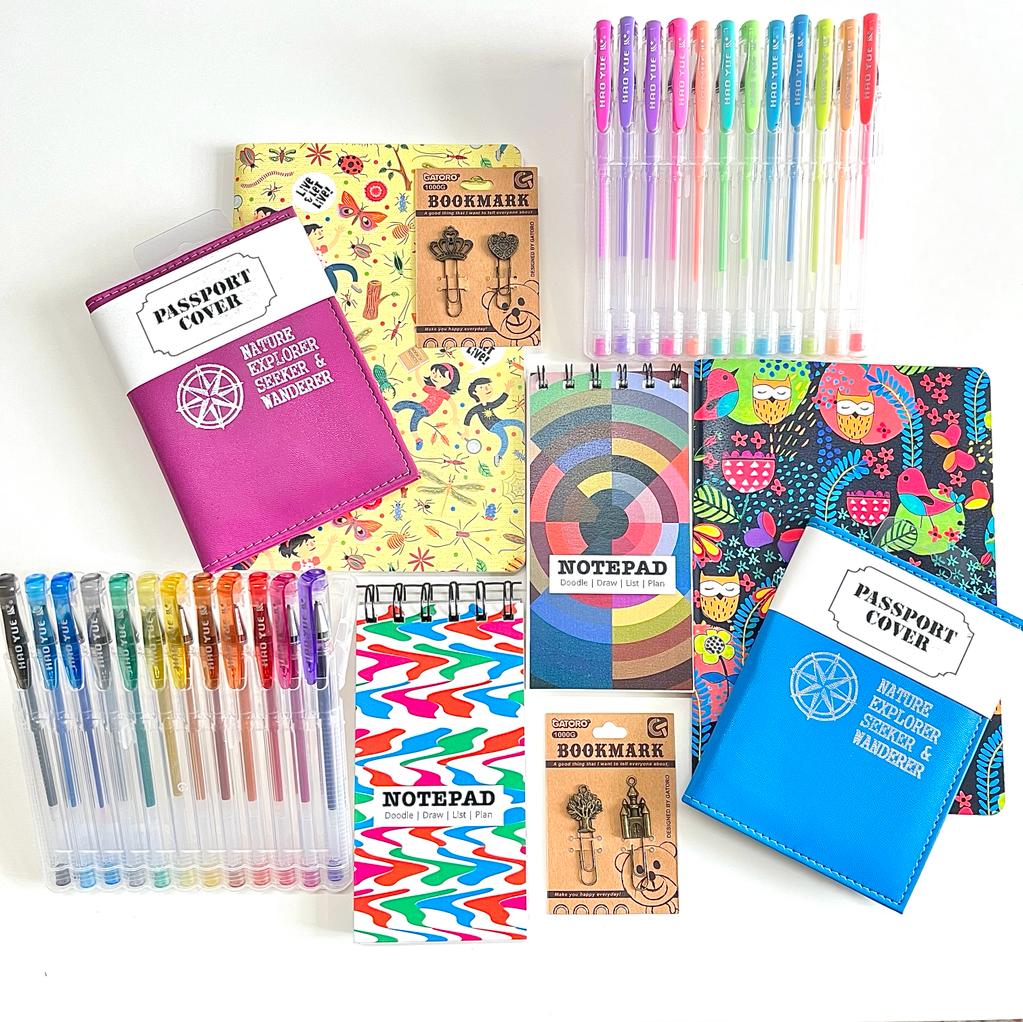 4299 Stationery Kit for Kids - Stationery Set, Includes Wooden Pencil,  Sharpener, Pencil and Eraser Set, Small Diary School Supply Set, Birthday  Return Gift for Kids, Boys, Girls (8 pc Set) at