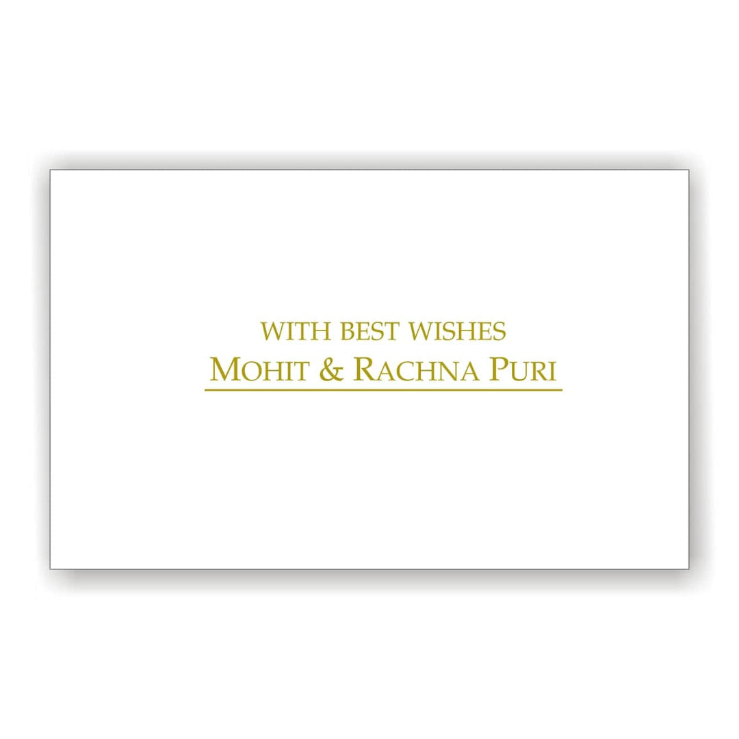 Gifts of Love Personalised Name Card